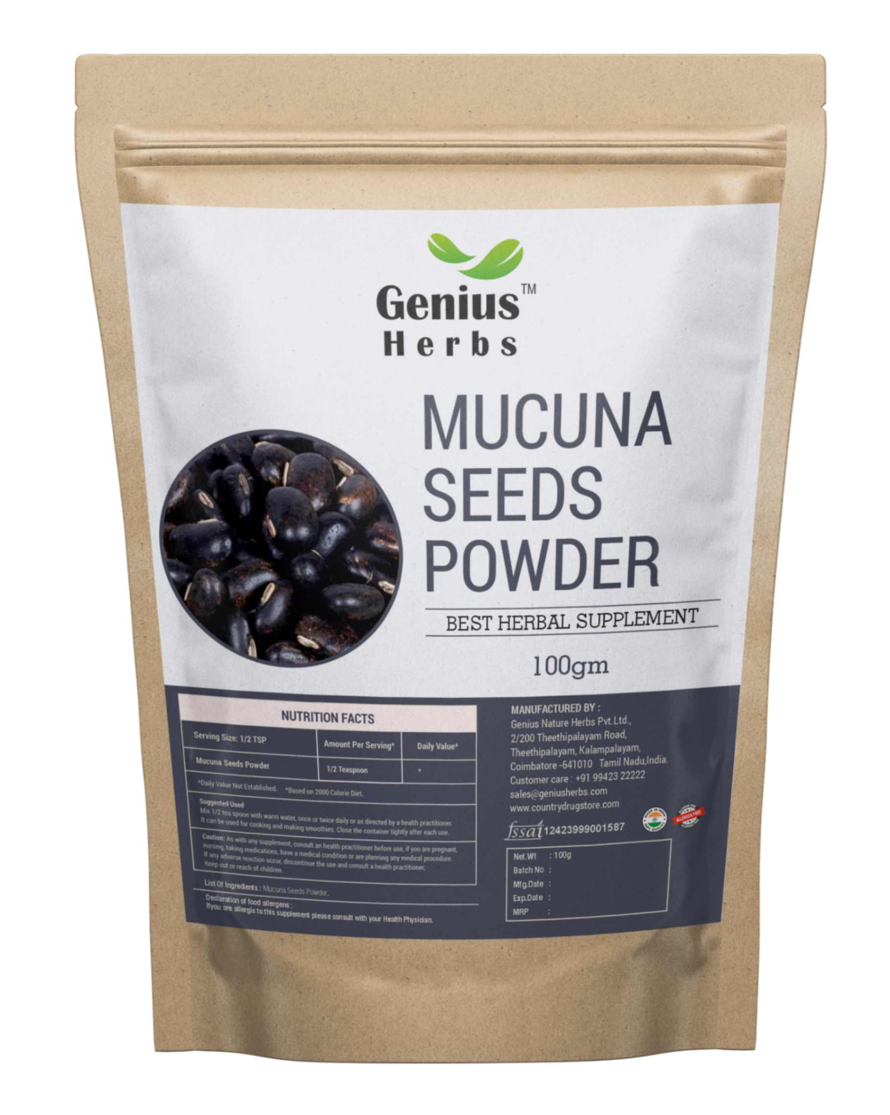 Mucuna, Mucuna pruriens Wholesale Manufacturer & Supplier in India
